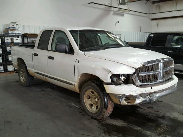 1B7HU18Z32J103751 - 2002 DODGE RAM 1500 WHITE photo 1