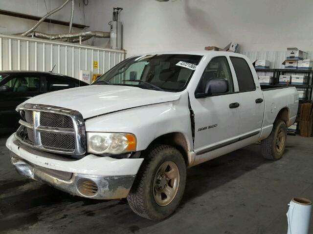 1B7HU18Z32J103751 - 2002 DODGE RAM 1500 WHITE photo 2