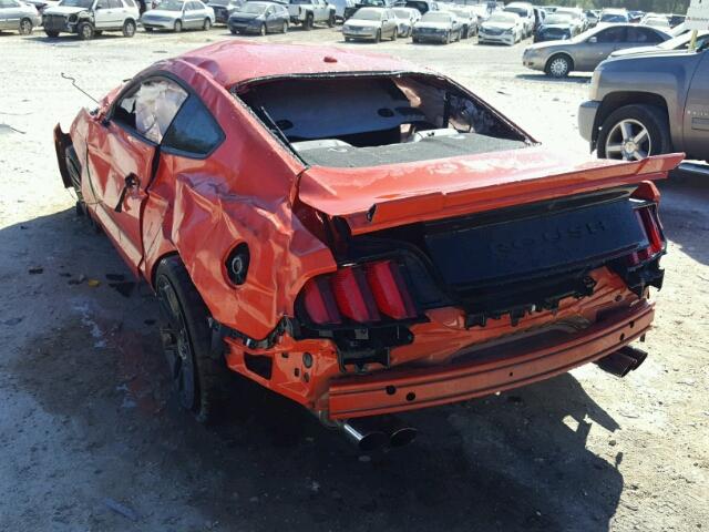 1FA6P8CF4F5397721 - 2015 FORD MUSTANG ORANGE photo 3