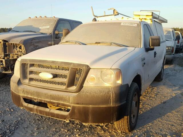 1FTRF12287KD42353 - 2007 FORD F150 WHITE photo 2