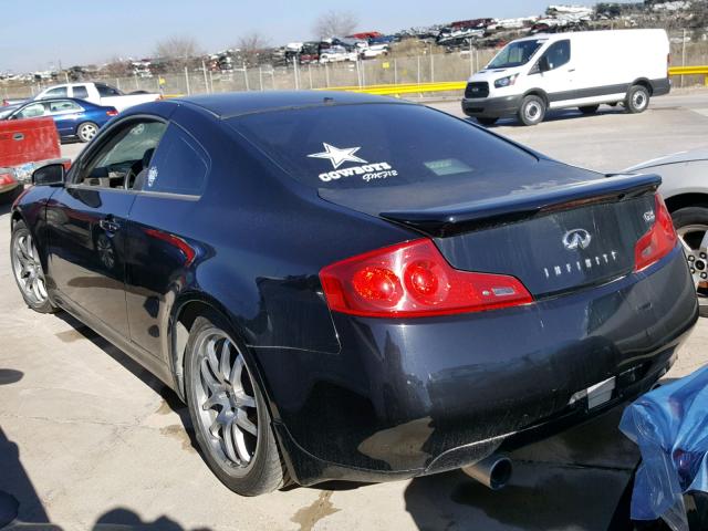 JNKCV54E47M908373 - 2007 INFINITI G35 BLACK photo 3