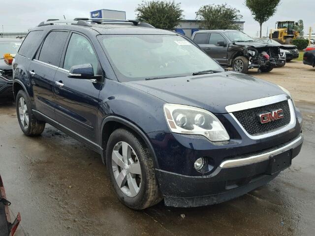 1GKKRRED8BJ409654 - 2011 GMC ACADIA SLT BLUE photo 1