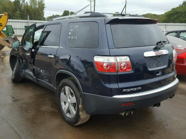 1GKKRRED8BJ409654 - 2011 GMC ACADIA SLT ლურჯი ფოტო 3