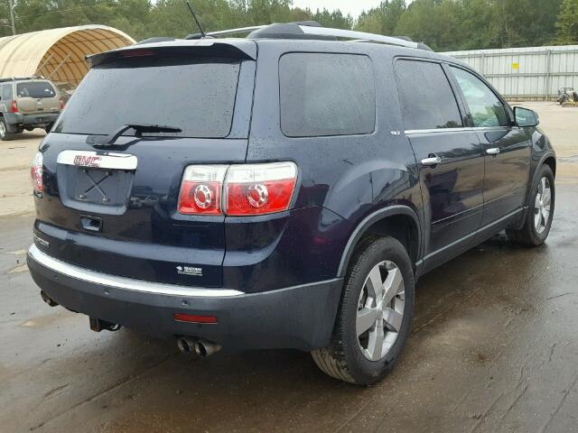 1GKKRRED8BJ409654 - 2011 GMC ACADIA SLT ლურჯი ფოტო 4
