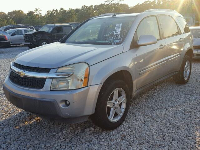 2CNDL63F666131778 - 2006 CHEVROLET EQUINOX LT SILVER photo 2