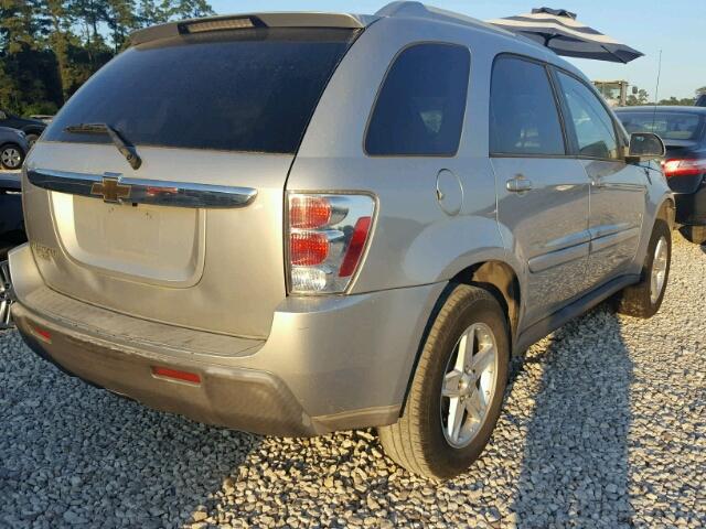 2CNDL63F666131778 - 2006 CHEVROLET EQUINOX LT SILVER photo 4