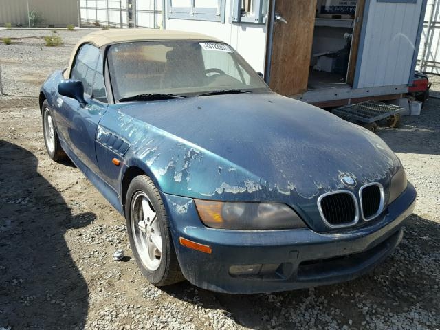 4USCH7329VLB78794 - 1997 BMW Z3 GREEN photo 1