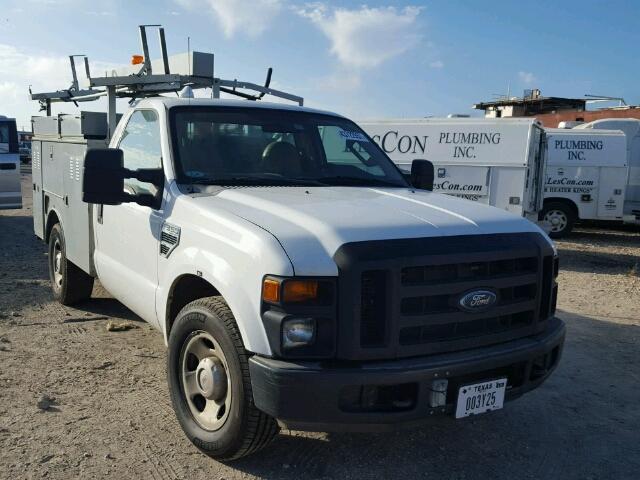 1FDSF305X8EC23144 - 2008 FORD F350 SRW S WHITE photo 1