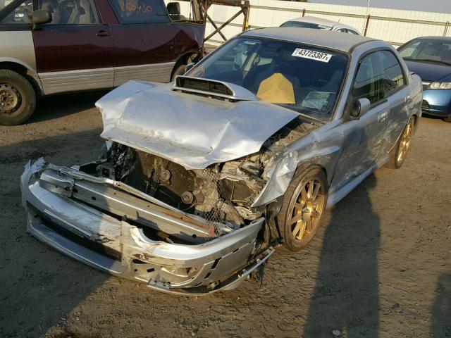 JF1GD70605L503779 - 2005 SUBARU IMPREZA WR SILVER photo 2