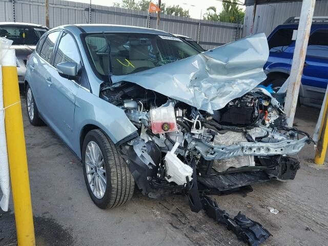 1FADP3R4XEL249633 - 2014 FORD FOCUS BEV BLUE photo 1