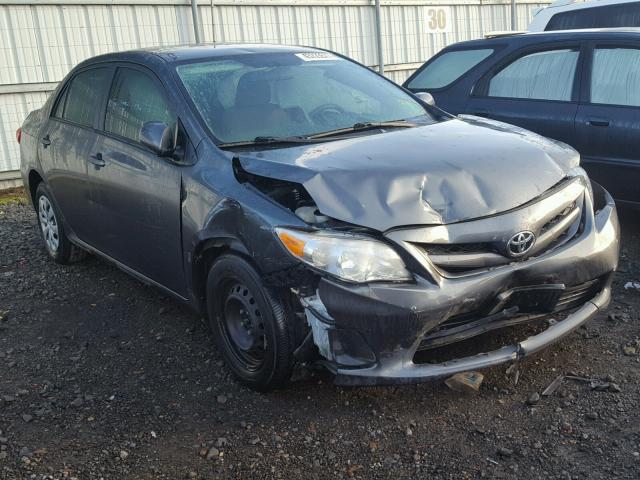 2T1BU4EE7DC926268 - 2013 TOYOTA COROLLA BA GRAY photo 1