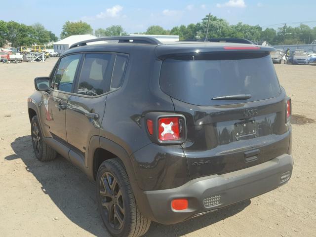 ZACCJBBB0JPG88310 - 2018 JEEP RENEGADE L BLACK photo 3