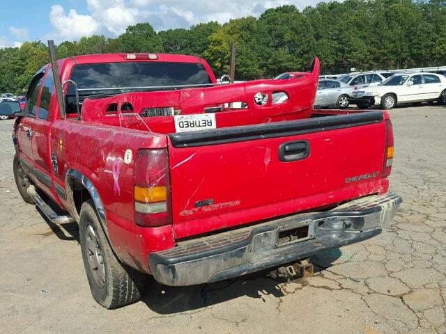 2GCEK19T6Y1155722 - 2000 CHEVROLET SILVERADO RED photo 3