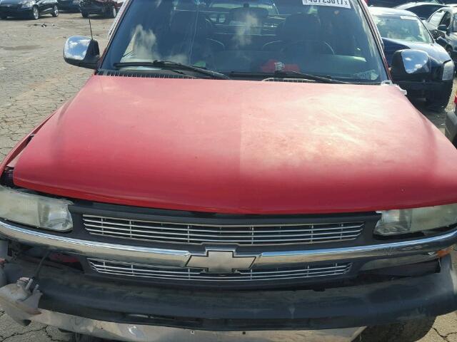 2GCEK19T6Y1155722 - 2000 CHEVROLET SILVERADO RED photo 7