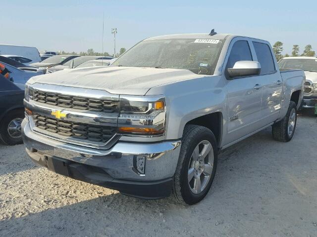 3GCPCREC6HG275666 - 2017 CHEVROLET SILVERADO SILVER photo 2