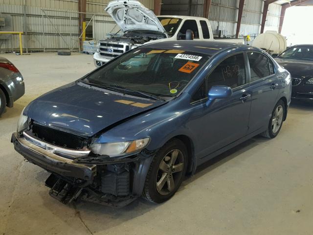 19XFA1F69AE074471 - 2010 HONDA CIVIC أزرق صورة 2