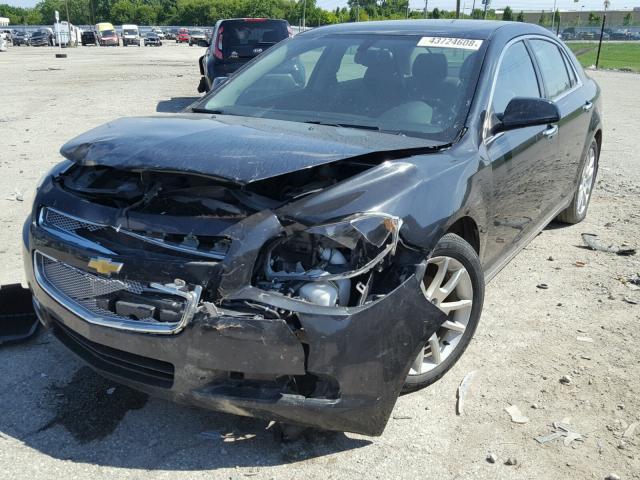 1G1ZE5E00CF307127 - 2012 CHEVROLET MALIBU LTZ 黑色 照片 2