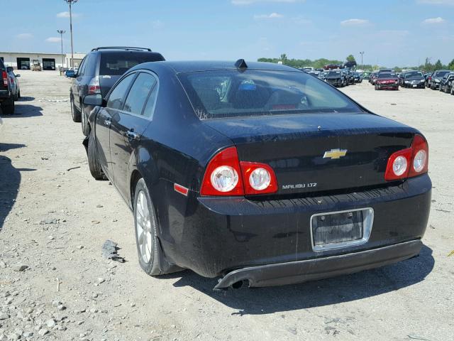 1G1ZE5E00CF307127 - 2012 CHEVROLET MALIBU LTZ 黑色 照片 3