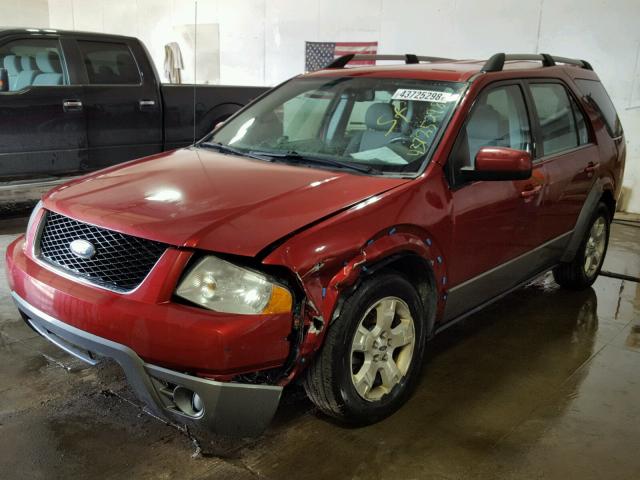 1FMZK05186GA30894 - 2006 FORD FREESTYLE RED photo 2