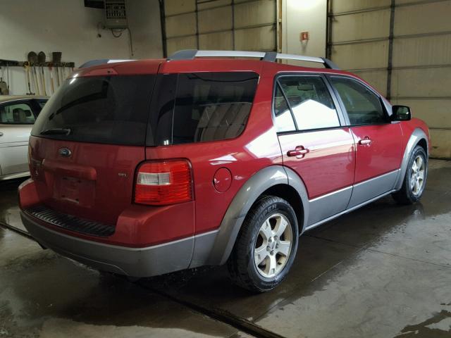 1FMZK05186GA30894 - 2006 FORD FREESTYLE RED photo 4