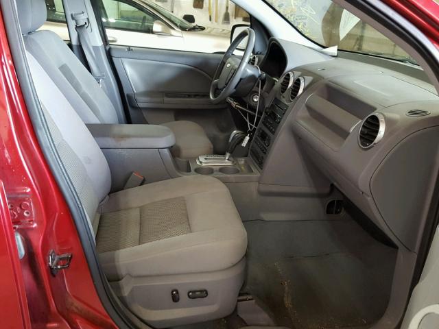 1FMZK05186GA30894 - 2006 FORD FREESTYLE RED photo 5