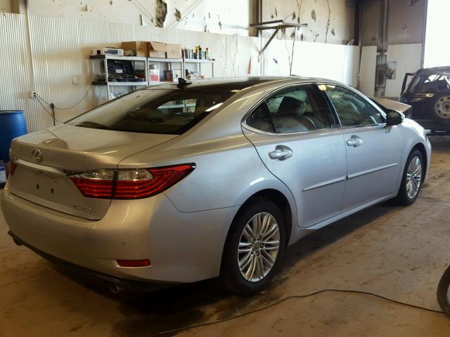 JTHBK1GG5F2188313 - 2015 LEXUS ES SILVER photo 4