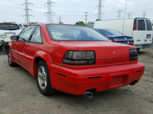 1G2WJ12M9SF271804 - 1995 PONTIAC GRAND PRIX RED photo 3