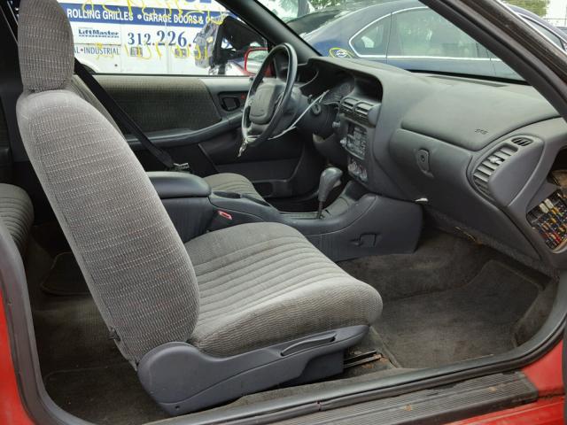 1G2WJ12M9SF271804 - 1995 PONTIAC GRAND PRIX RED photo 5