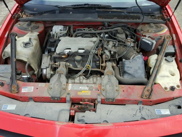 1G2WJ12M9SF271804 - 1995 PONTIAC GRAND PRIX RED photo 7