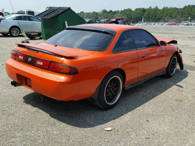 JN1AS44D2TW055797 - 1996 NISSAN 240SX BASE ORANGE photo 4