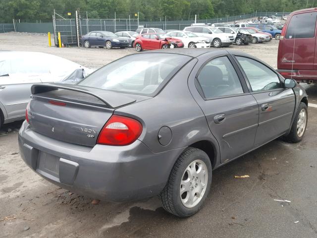 1B3ES56C33D247171 - 2003 DODGE NEON SXT GRAY photo 4