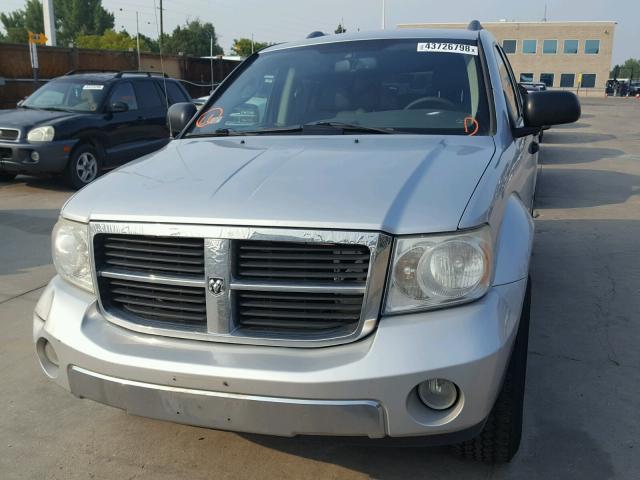 1D8HB58P37F551463 - 2007 DODGE DURANGO LI SILVER photo 9