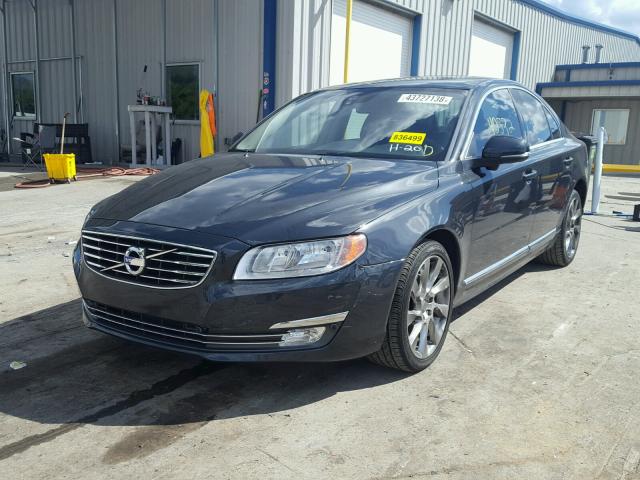 YV140MAC0F1183625 - 2015 VOLVO S80 PREMIE BLUE photo 2