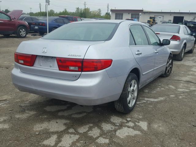 1HGCM56485A044291 - 2005 HONDA ACCORD SILVER photo 4