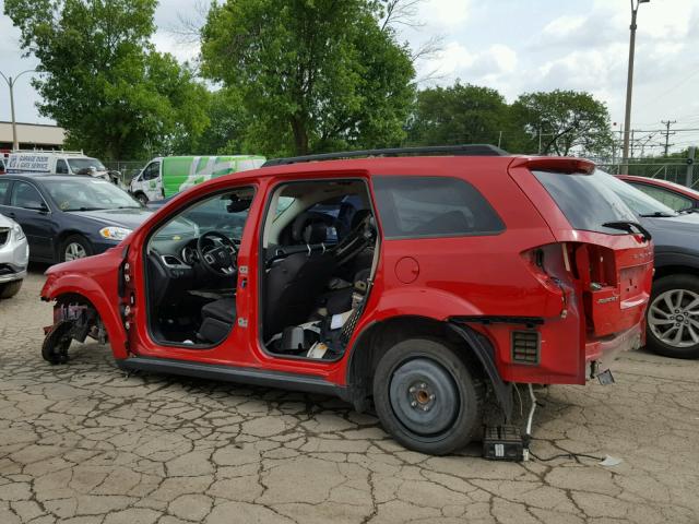 3C4PDCBG0DT691649 - 2013 DODGE JOURNEY SX RED photo 10