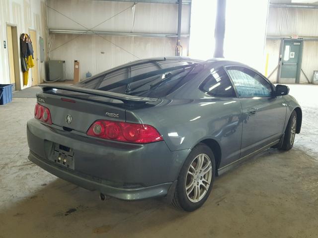 JH4DC54845S001944 - 2005 ACURA RSX GRAY photo 4