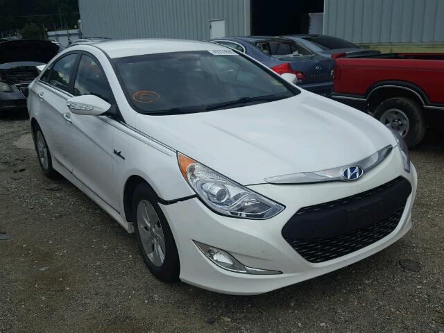 KMHEC4A45DA098203 - 2013 HYUNDAI SONATA HYB WHITE photo 1