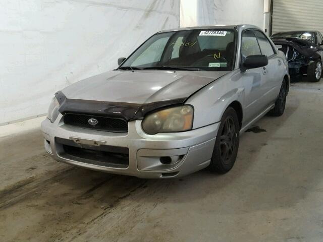 JF1GD67595H507372 - 2005 SUBARU IMPREZA RS GRAY photo 2