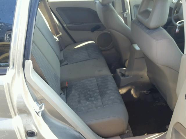 1B3HB28B58D750692 - 2008 DODGE CALIBER TAN photo 6