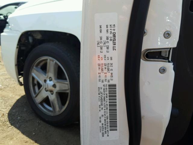 1J8FT47W48D691663 - 2008 JEEP COMPASS SP 白色 照片 10