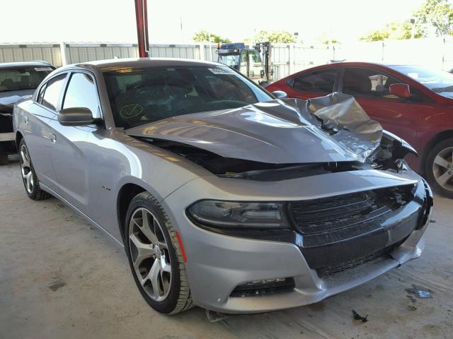 2C3CDXCT2FH729321 - 2015 DODGE CHARGER R/ SILVER photo 1