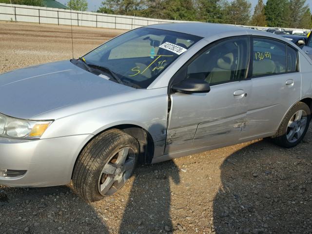 1G8AL55F26Z115915 - 2006 SATURN ION LEVEL SILVER photo 9