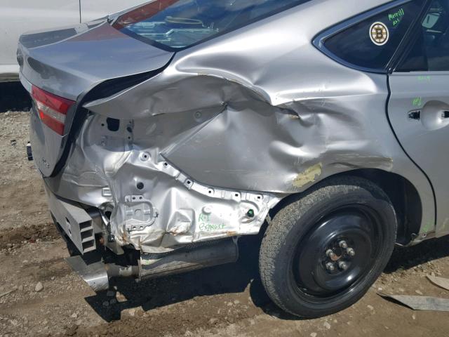 4T1BK1EB5DU075760 - 2013 TOYOTA AVALON BAS Silber Foto 9