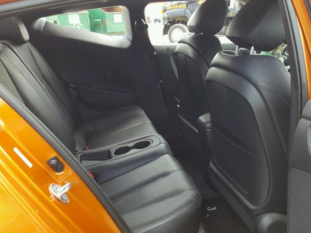 KMHTC6AE9DU143024 - 2013 HYUNDAI VELOSTER T ORANGE photo 6