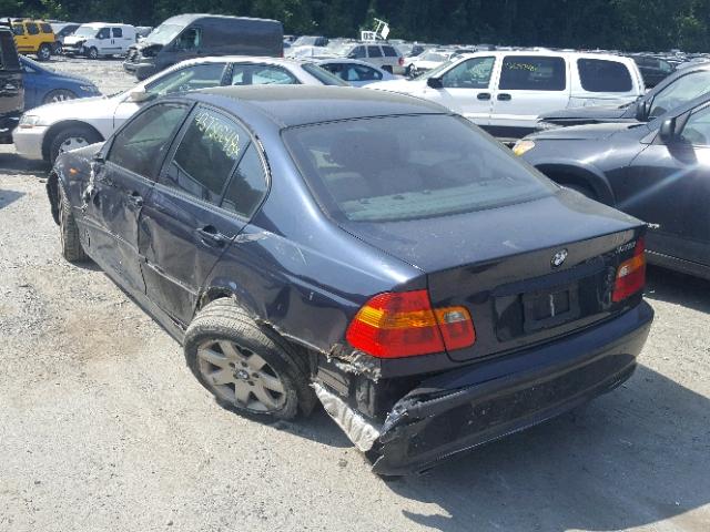 WBAAZ33475KW75878 - 2005 BMW 325 IS SUL BLUE photo 3