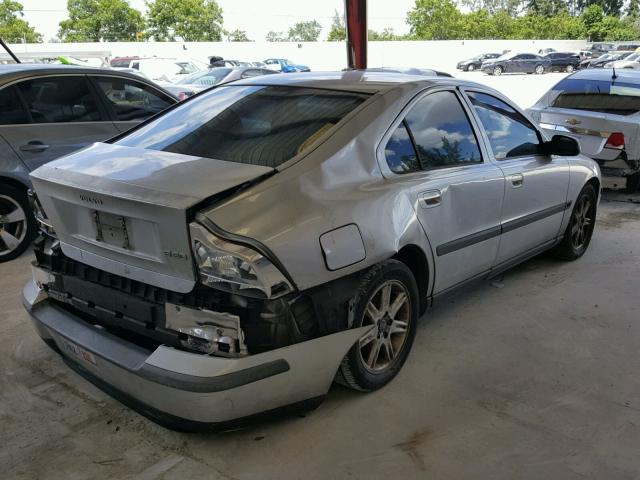 YV1RS61R812030820 - 2001 VOLVO S60 SILVER photo 4
