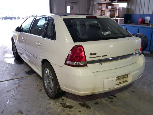 1G1ZT61806F253341 - 2006 CHEVROLET MALIBU MAX WHITE photo 3