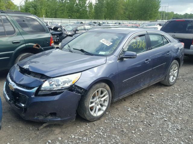 1G11C5SL7FF329387 - 2015 CHEVROLET MALIBU 1LT BLUE photo 2
