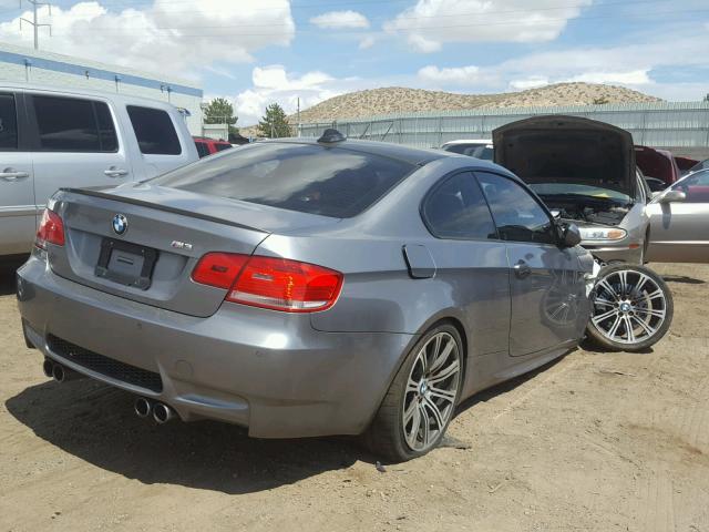 WBSWD935X9P361159 - 2009 BMW M3 GRAY photo 4