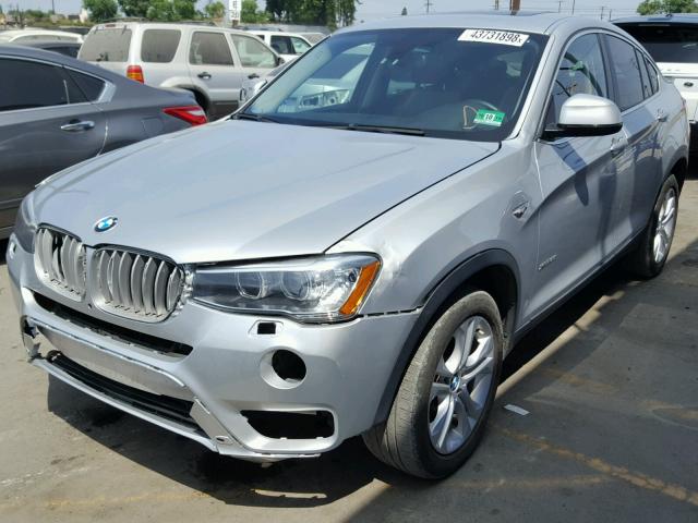 5UXXW3C50F0M89156 - 2015 BMW X4 XDRIVE2 فضي صورة 2